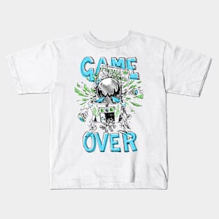 Game over gamer design Kids T-Shirt